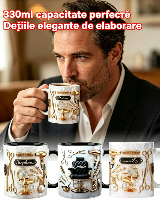 ✨✂️Ceașcă de cafea ceramică personalizată, ușoară și luxoasă