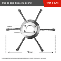🧰🔥Versiune îmbunătățită【Cumpărați 1 și primiți 1 gratis】🔥Trimmer pentru buruieni cu fir de oțel
