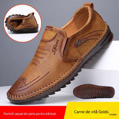 👟Pantofi casual din piele naturală pentru bărbați, lucrați manual