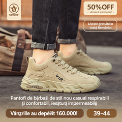 🔥✨【Ultima zi, reducere de 50%】🥾【39-44】Pantofi de bărbați de stil nou casual respirabili și confortabili, țesătură impermeabilă