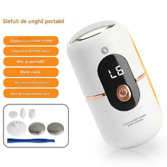 Roată electrică nouă 5 în 1 pentru picioare, roată compactă automată pentru pedichiură