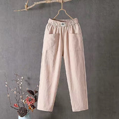 🌿🌈【Cel mai vândut】【M-4XL】Pantaloni largi pentru femei, de primăvară, noi, 2026, pantaloni casual confortabili