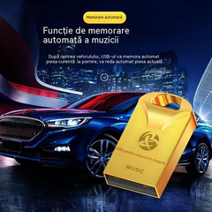 🔥🔥【32 GB】Un stick USB universal de înaltă calitate pentru muzică în mașină【2500 de cântece populare + 100 de videoclipuri】