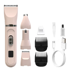 💖Cel mai mic preț pentru o perioadă limitată 🐕😺 Mini-tunsor electric pentru pisici și câini, 4-în-1 + foarfecă pentru unghii