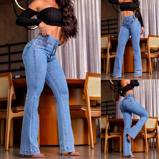 🔥✨【Model nou】👖 Blugi skinny la modă, foarte elastici