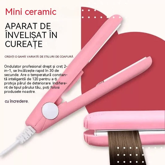 🔥🔥[Cumpărați 1 obțineți 1 gratuit] 🔥Mini clemă de îndreptare ceramică cu ioni negativi - Ondulează/îndreaptă rapid părul fără să-l deterioreze.