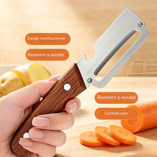 💥Cumpărați 1 obțineți 1 gratuit💥🔪Cuțit multifuncțional de curățat legume din oțel inoxidabil🧅