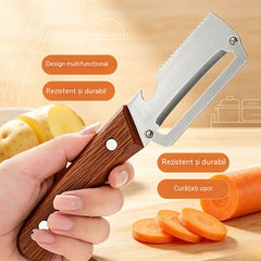 💥Cumpărați 1 obțineți 1 gratuit💥🔪Cuțit multifuncțional de curățat legume din oțel inoxidabil🧅