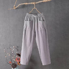 🌿🌈【Cel mai vândut】【M-4XL】Pantaloni largi pentru femei, de primăvară, noi, 2026, pantaloni casual confortabili