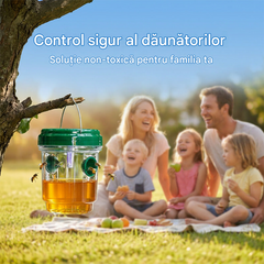 🐝☀️ Capcană solară pentru viespi, potrivită pentru terase și grădini 🔋🌿 - Eficientă, reîncărcabilă, rezistentă la intemperii - Fără substanțe chimice, acoperă o suprafață de până la 500 de metri pătrați - Economisiți acum!