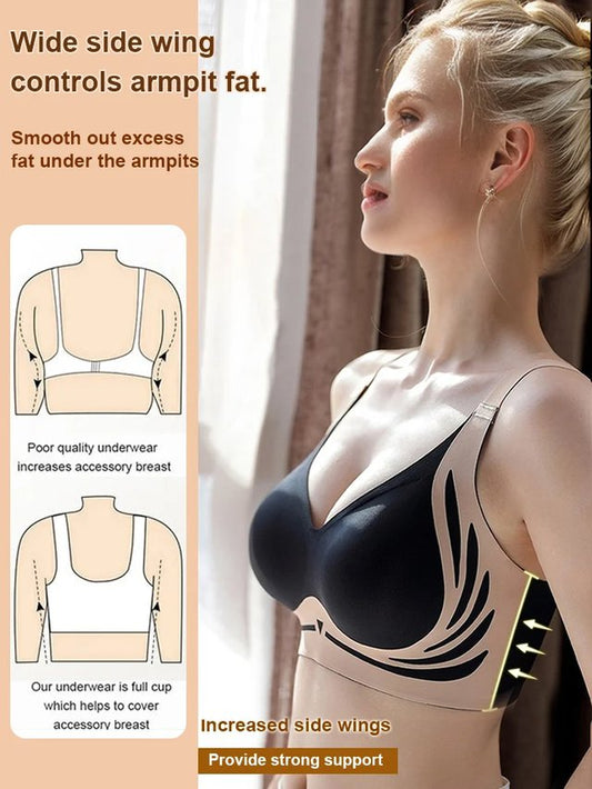 😍【Cumpărați 2 obțineți 1 gratuit】Sutien push-up pentru femei, dintr-o singură piesă, fără armătură❤️【45-85 kg】