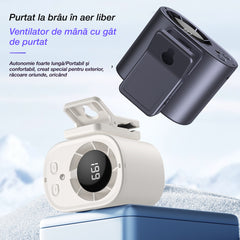 Mini ventilator portabil cu motor fără perii de mare viteză