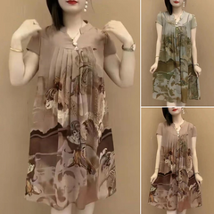 【🏆Produse de mare succes】💎👗Rochie nouă, la modă, până la genunchi, pentru femei, lejeră și zveltă