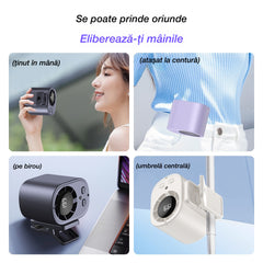 Mini ventilator portabil cu motor fără perii de mare viteză