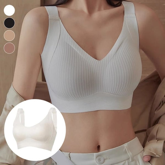 😍【Pachet de 4】Sutien pentru femei fără sârmă, dintr-o bucată❤️【40-95KG】