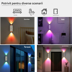 🌙✨ Lumini de noapte RGB inteligente cu senzor – Iluminează-ți casa fără efort