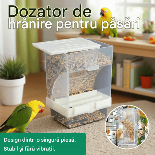 🐦🔥Hrănitoare automată pentru păsări, fără risipă