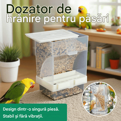 🐦🔥Hrănitoare automată pentru păsări, fără risipă