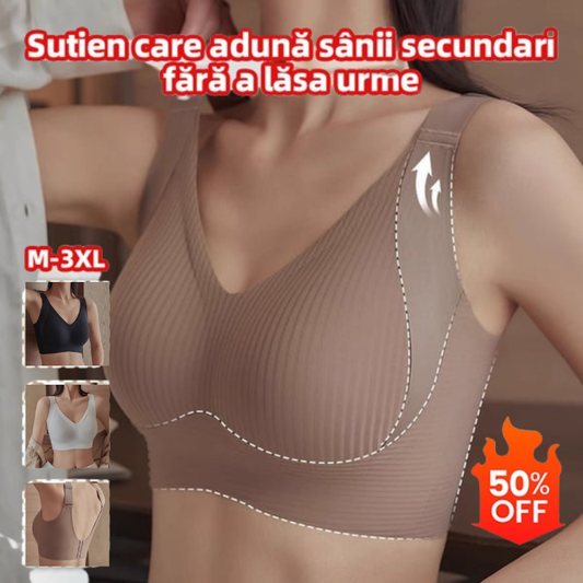 😍【Pachet de 4】Sutien pentru femei fără sârmă, dintr-o bucată❤️【40-95KG】