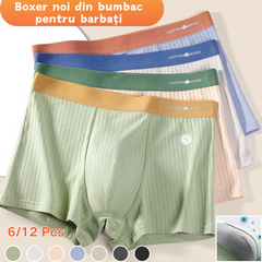 ⏳⏳[Oferta pe timp limitat]🔥(6 bucăți) Boxer pentru bărbați noi din bumbac