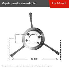 🧰🔥Versiune îmbunătățită【Cumpărați 1 și primiți 1 gratis】🔥Trimmer pentru buruieni cu fir de oțel