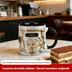 ✨✂️Ceașcă de cafea ceramică personalizată, ușoară și luxoasă