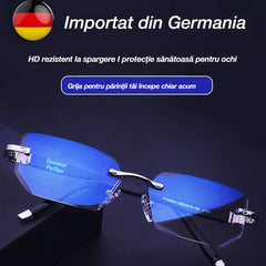 🧐【Ofertă limitată】👓️【Cumpărați 1 obțineți 1 gratuit】Ochelari de citit cu margini tăiate cu diamant care blochează lumina albastră