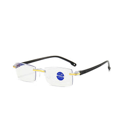🧐【Ofertă limitată】👓️【Cumpărați 1 obțineți 1 gratuit】Ochelari de citit cu margini tăiate cu diamant care blochează lumina albastră