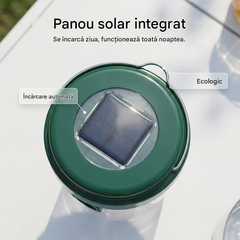 🐝☀️ Capcană solară pentru viespi, potrivită pentru terase și grădini 🔋🌿 - Eficientă, reîncărcabilă, rezistentă la intemperii - Fără substanțe chimice, acoperă o suprafață de până la 500 de metri pătrați - Economisiți acum!