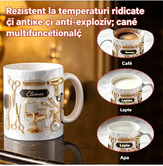 ✨✂️Ceașcă de cafea ceramică personalizată, ușoară și luxoasă
