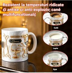 ✨✂️Ceașcă de cafea ceramică personalizată, ușoară și luxoasă