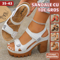 🔥Lichidare de stoc pentru o perioadă limitată de timp【35-43】🔥 Sandale cu toc gros și platformă – mai înaltă, mai stabilă, mai stilată