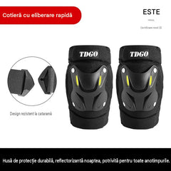 Genunchiere fluorescente de protecție pentru toate anotimpurile