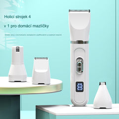 💖Cel mai mic preț pentru o perioadă limitată 🐕😺 Mini-tunsor electric pentru pisici și câini, 4-în-1 + foarfecă pentru unghii
